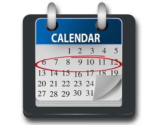 Auto Hail Repair Scheduling Calendar